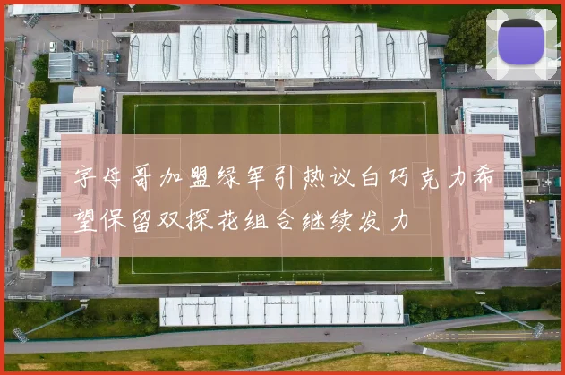 字母哥加盟绿军引热议白巧克力希望保留双探花组合继续发力